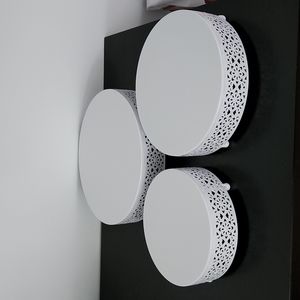 COPY - Set of 3 round metal cake stands